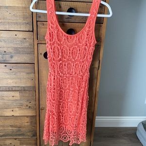 Orange LC Lauren Conrad Dress. Size 4. Coral.